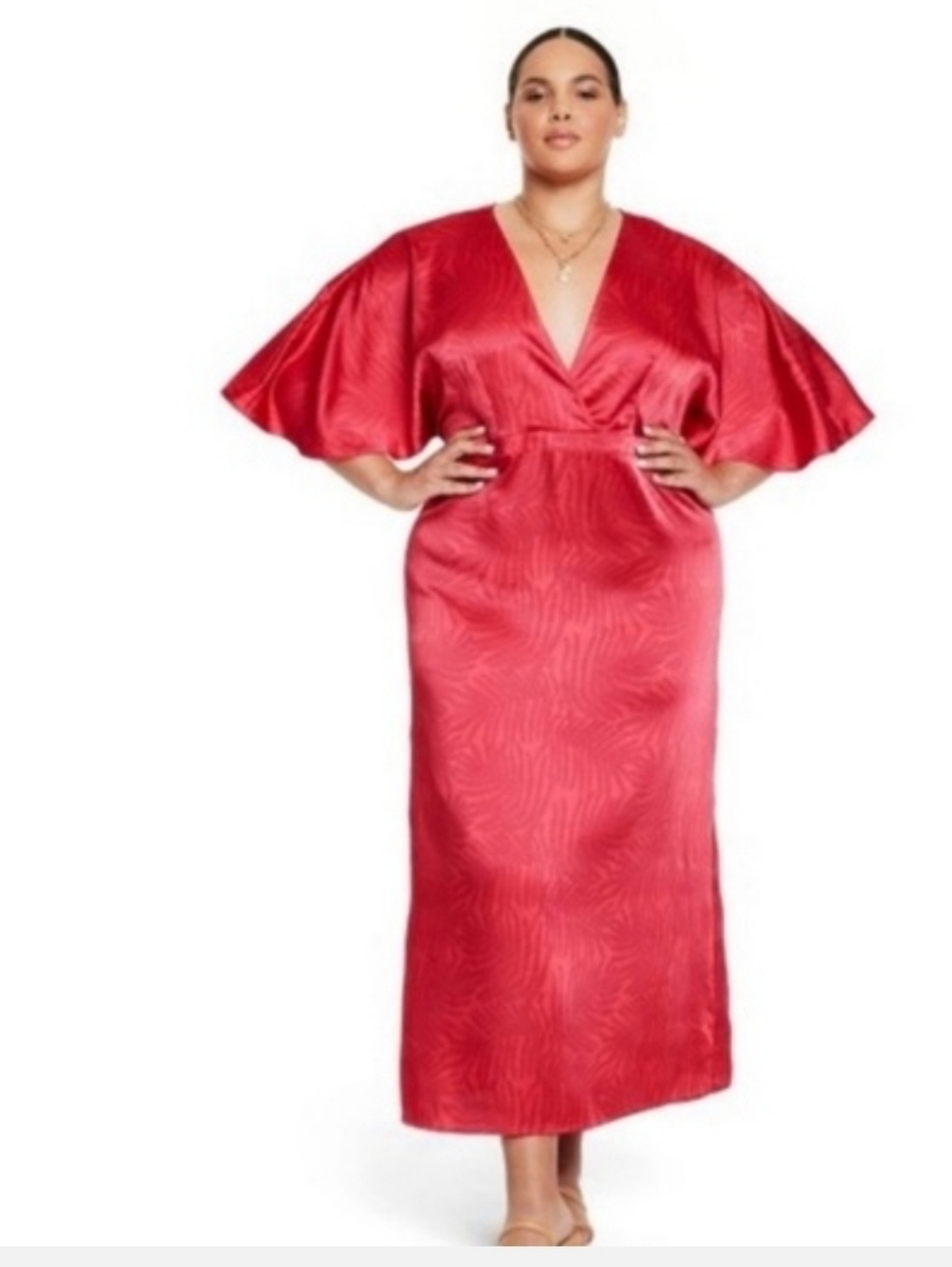 NWT Fe Noel Red X Target Maxi Dress Sz 16